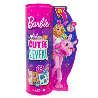 MATTEL Poup&eacute;e Cutie Reveal Lapin Barbie  - La Poup&eacute;e + Accessoires