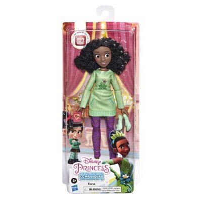DISNEY PRINCESSES Poup&eacute;e de mode Hasbro Disney Princess Comfy Squad Tiana 26 cm
