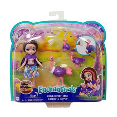 ENCHANTIMALS Poup&eacute;e  Famille Ofelia Autruche 