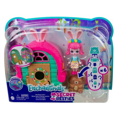 ENCHANTIMALS Poup&eacute;e  Maison et animaux Surprises Lapin
