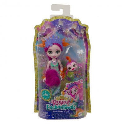 MATTEL Poup&eacute;e enchantimals maura sir&egrave;ne et dipper