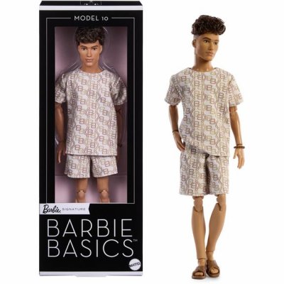 BARBIE Poup&eacute;e - Ken Basics Jjx29 - Tenue Short - Socle Inclus - Style Casual