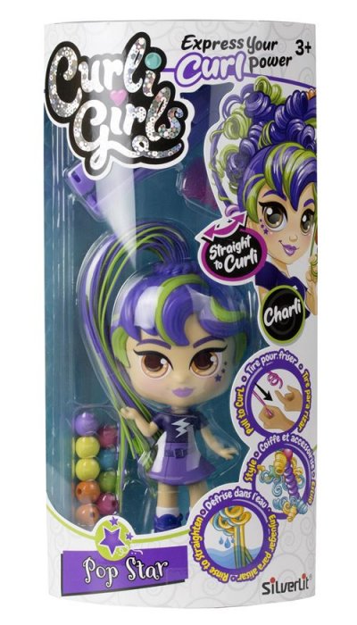 SILVERLIT Poup&eacute;e magique  Curligirls Charli