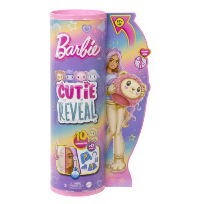 MATTEL Poup&eacute;e  Barbie Cutie Reveal Lion