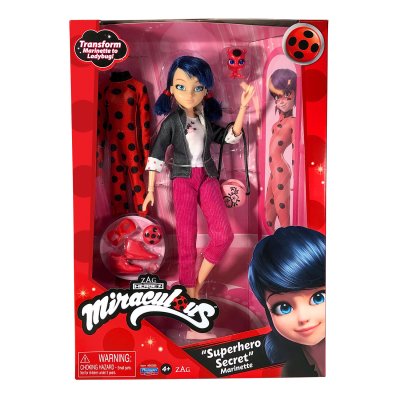 BANDAI Poup&eacute;e miraculous ladybug superhero secret marinette FC-1-14760333