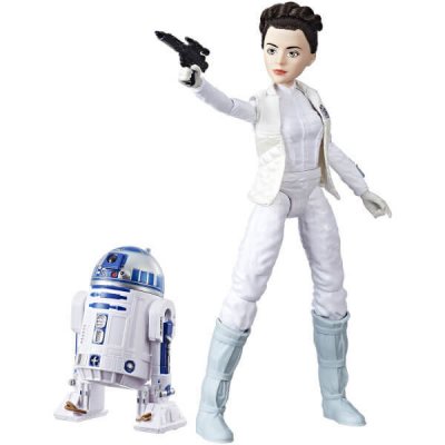 STAR WARS Poup&eacute;e -  Destiny - Le&iuml;a et R2-D2