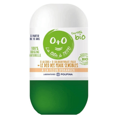 POUPINA  d&eacute;odorant fleur d'oranger t&ecirc;te &agrave; toto 50ml