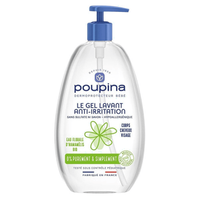 POUPINA  Gel lavant anti-irritation flacon 485ml