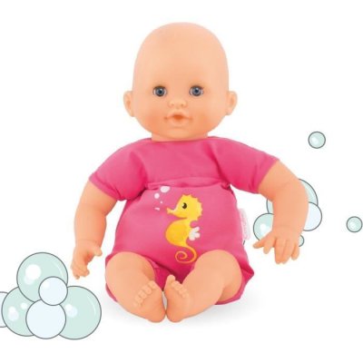 COROLLE Poupon  Mon premier b&eacute;b&eacute; bain plouf Fuchsia