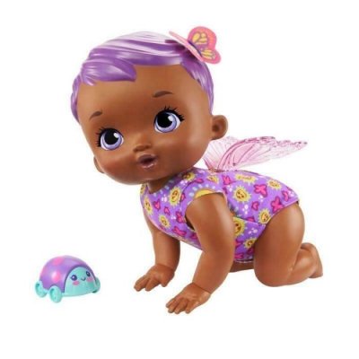 PICWIC TOYS Poupon interactif My Garden Baby - B&eacute;b&eacute; papillon violet et sons