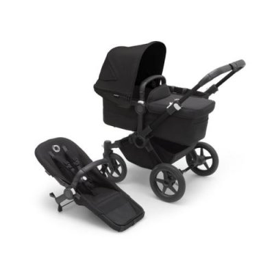  Poussette bugaboo donkey 5 mono compl&egrave;te black - midnight black