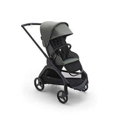 BUGABOO Poussette  Dragonfly - Ch&acirc;ssis Noir / Canopy Vert For&ecirc;t