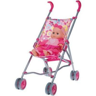 LOVE BEBE Poussette canne avec poupon 