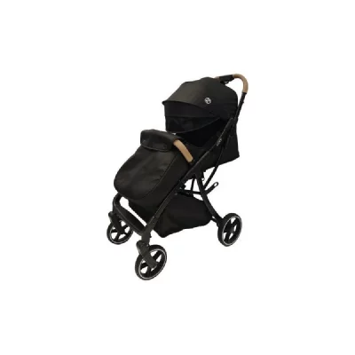 NANIA Poussette canne Lexy Compacte 22 kg 4 roues Noir dossier inclinable