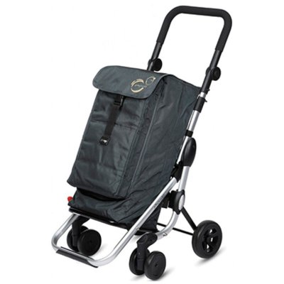 PLAYMARKET Poussette de march&eacute; 4 roues 40l gris - 24910C 223 - 