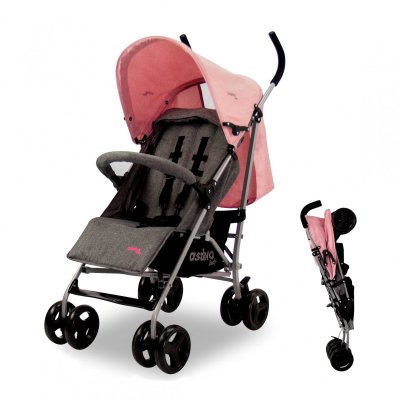 ASALVO Poussette mombi - couleur rose 19141