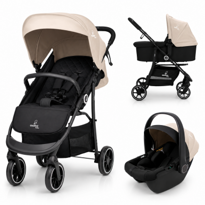 ASALVO Poussette trio oslo ii - beige 21915 