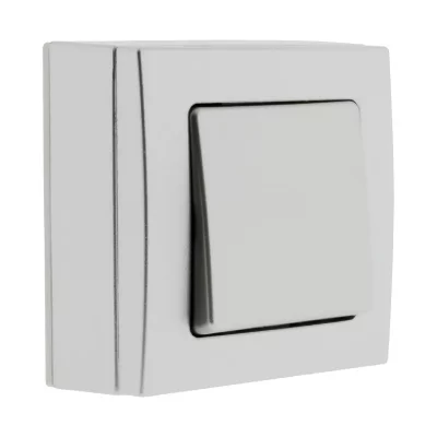 ZENITECH Poussoir borne auto saillie Bel'Vue - Chrome