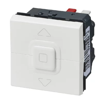 LEGRAND Poussoir pour commande centralis&eacute;e volets roulants Mosaic - Blanc