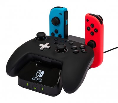 POWERA Power a base de carga para mando pro y 2 joy-con de nintendo switch