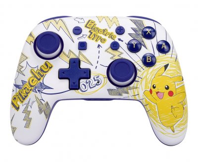 POWERA Power a mando nano inal&aacute;mbrico pikachu school days para nintendo switch