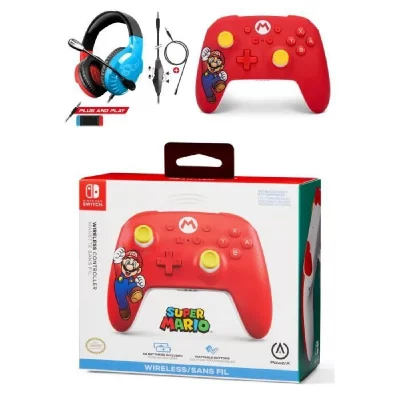POWERA Power A Manette Sans Fil Switch - Rouge