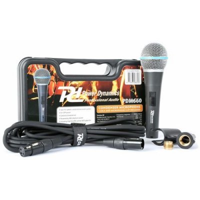POWER DYNAMICS  pdm660 microphone &agrave; condensateur xlr +48v