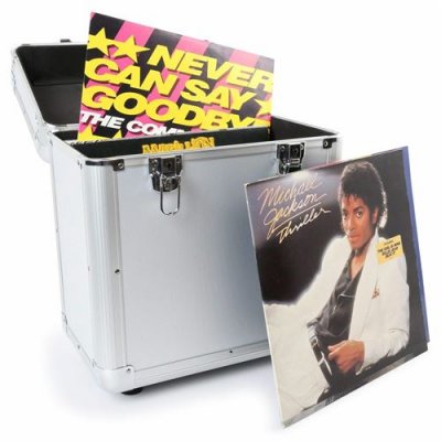 POWER DYNAMICS  RC80 - Valise vinyles 24 x 35 x 39,5 cm - Argent