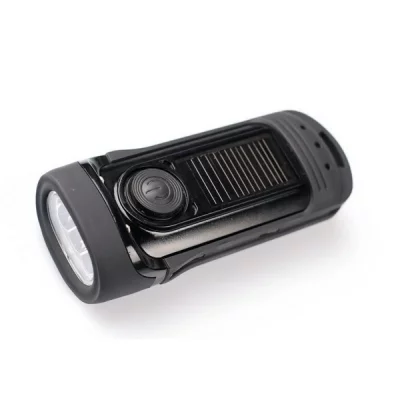 EQWERGY POWER plus Barracuda Torche Solaire et &agrave; manivelle &Agrave; LED