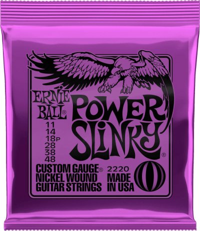 ERNIE BALL Power Slinky 11-48 - Jeu de cordes guitare &eacute;lectrique - P02220