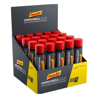 POWERBAR  Amino Mega Liquide 20 Amp. - Acides amin&eacute;s