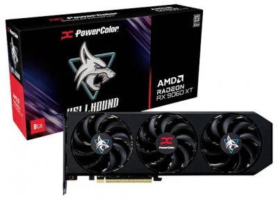 POWERCOLOR  Hellhound AMD Radeon RX 9060 XT 8GB GDDR6 