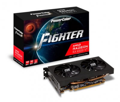 POWERCOLOR  Radeon RX 6500 XT Fighter 4Go 