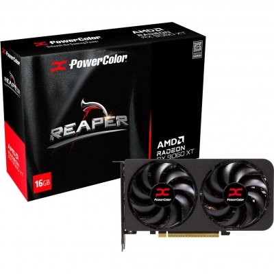 POWERCOLOR  Reaper AMD Radeon RX 9060 XT 16GB GDDR6 