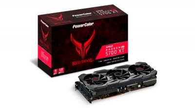 POWERCOLOR  Red Devil AXRX 5700 XT 8GBD6-3DHE/OC AMD Radeon RX 5700 XT 8 Go GDDR6 - Neuf