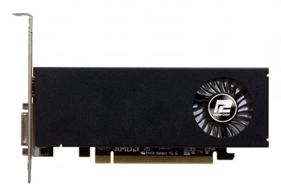 POWERCOLOR  RX 550 4GB Red Dragon LP DVI HDMI AXRX5504GBD5-HLE, Black