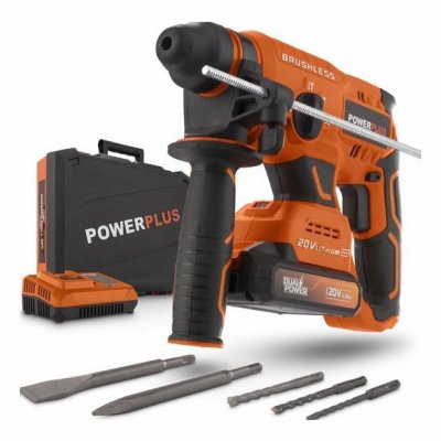 POWERPLUS  Powdp15640 20v Hammer Drill Orange