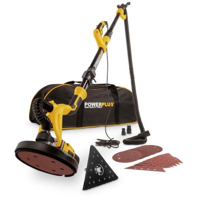 POWERPLUS  POWX0477 - Lijadora para paredes y techos 710w combi
