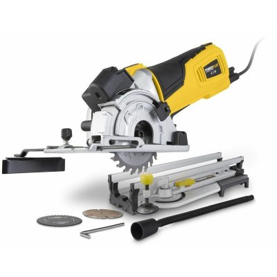 POWERPLUS  Scie circulaire 600W + support &agrave; onglet - POWX1365MB
