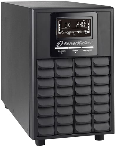 BLUEWALKER PowerWalker VFI 1500 CG PF1 Double-Conversion (en Ligne) 1500 VA 1500 W 4 Sortie(s) CA