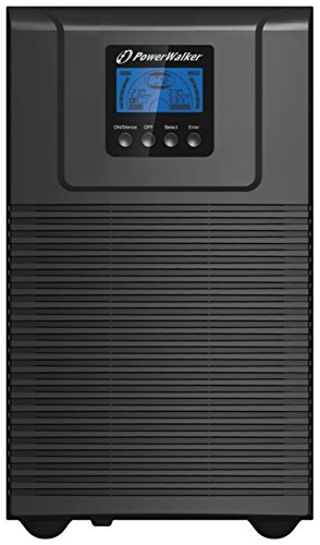 UNISEX Powerwalker Vfi 3000 Tg Double-conversion 3kva 2700w 5 Outlet Ups Noir EU Plug