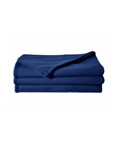POYET MOTTE POLECO Couverture polaire Polyester Marine 180 x 220 cm