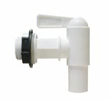 GRAF Practo 504011 Robinet pour tonneau &agrave; pluie PM/PQ en PS Blister , Blanc