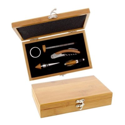 PRADEL EXCELLENCE  - RT802H - Coffret Sommelier en Bambou 5 Pi&egrave;ces