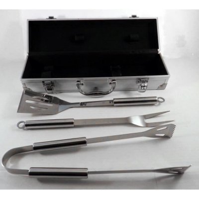 PRADEL EXCELLENCE  Valise barbecue - 3 pi&egrave;ces - Acier Inoxydable