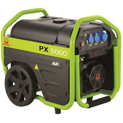 PRAMAC  Groupe &eacute;lectrog&egrave;ne 3,5 KW monophas&eacute; &agrave; essence  PX 5000 - sur chariot