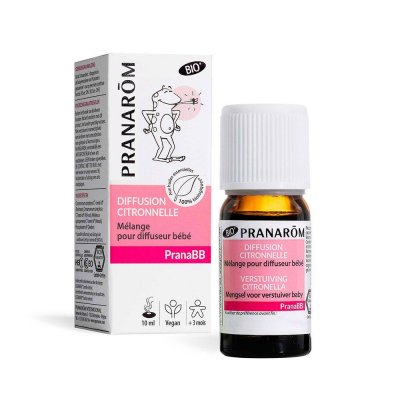 PRANAROM Pranabb Diffusion Citronelle Bio 10 ml Pranabb Pranar&ocirc;m
