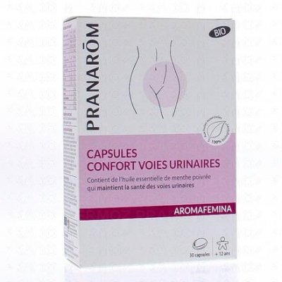 PRANAROM  Aromafemina - Capsules confort voies urinaires bio x30 capsules