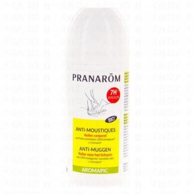 PRANAROM  AROMAPIC - Roller Anti-Moustiques Lait Corporel Bio, 75ml