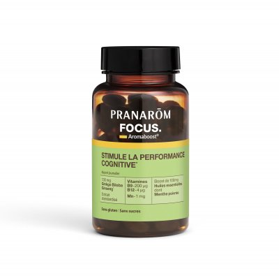 PRANAROM  - compl&eacute;ment alimentaire focus - 60 capsules